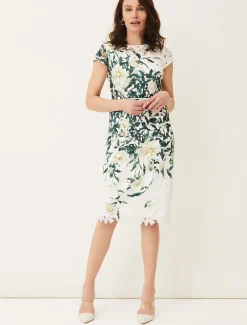 Claudine Floral Lace Dress