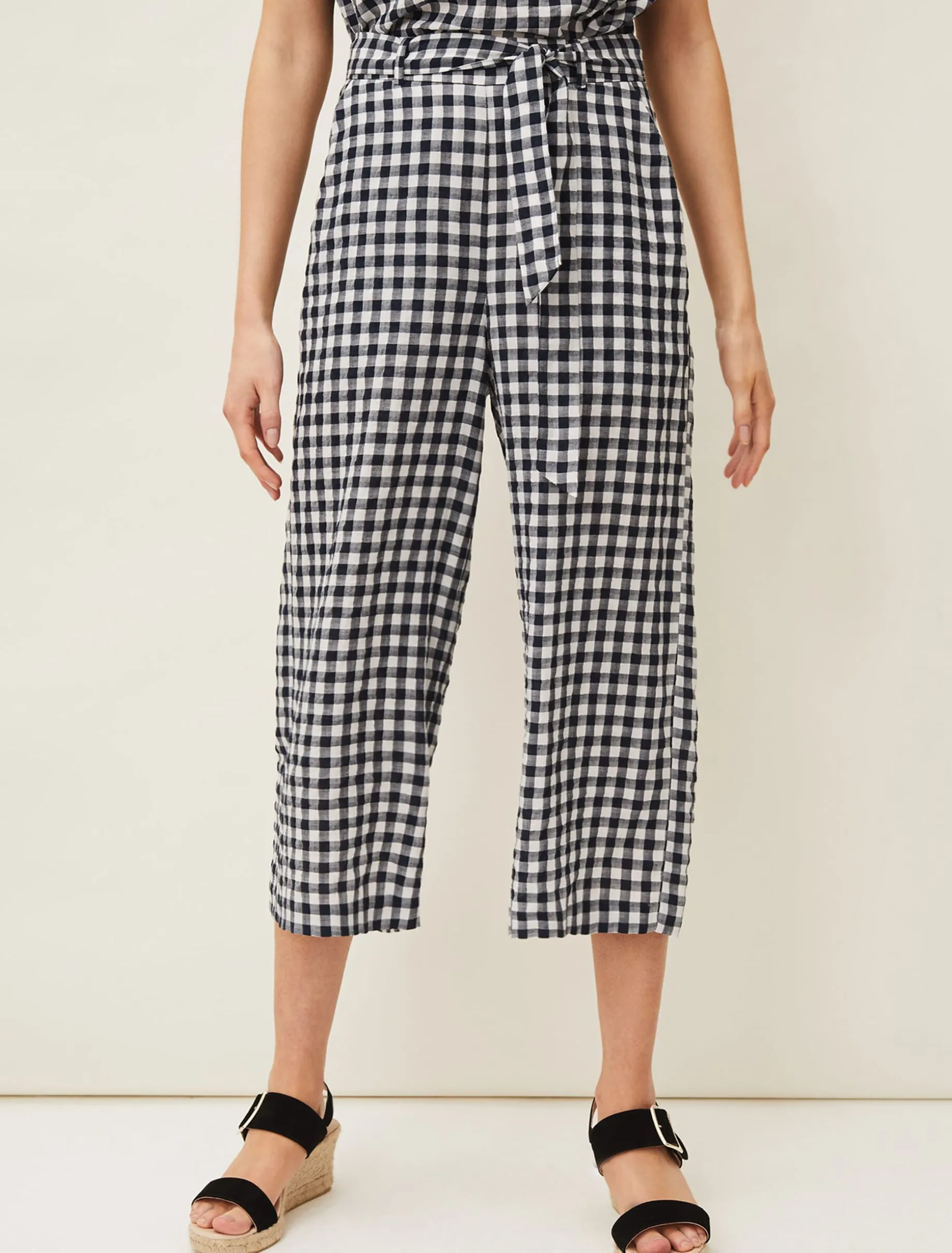 Clea Gingham Culottes