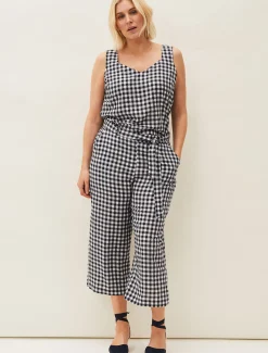 Clea Gingham Culottes