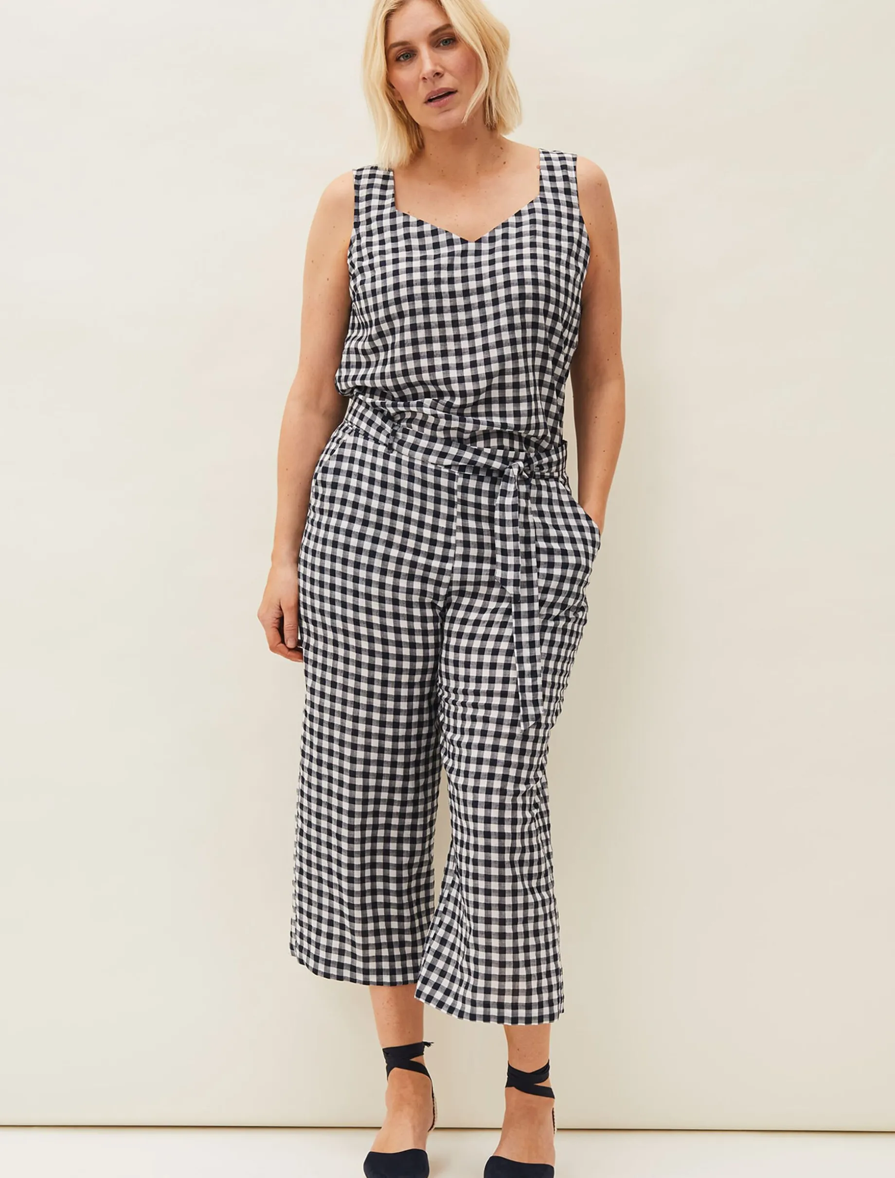 Clea Gingham Culottes