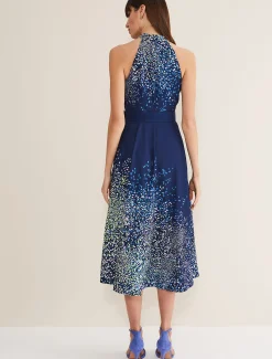 Clea Print Midi Dress