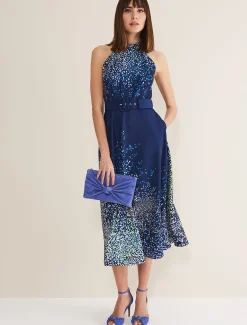 Clea Print Midi Dress