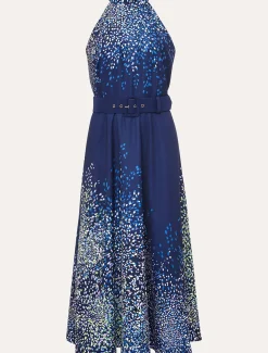 Clea Print Midi Dress