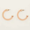 Clear Hoop Earring