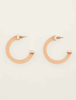 Clear Hoop Earring