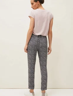Coletta Abstract Print Tapered Jogger