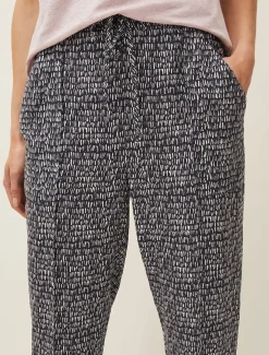 Coletta Abstract Print Tapered Jogger