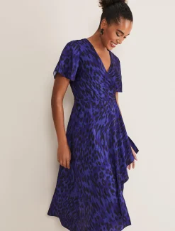 Colletta Print Wrap Dress
