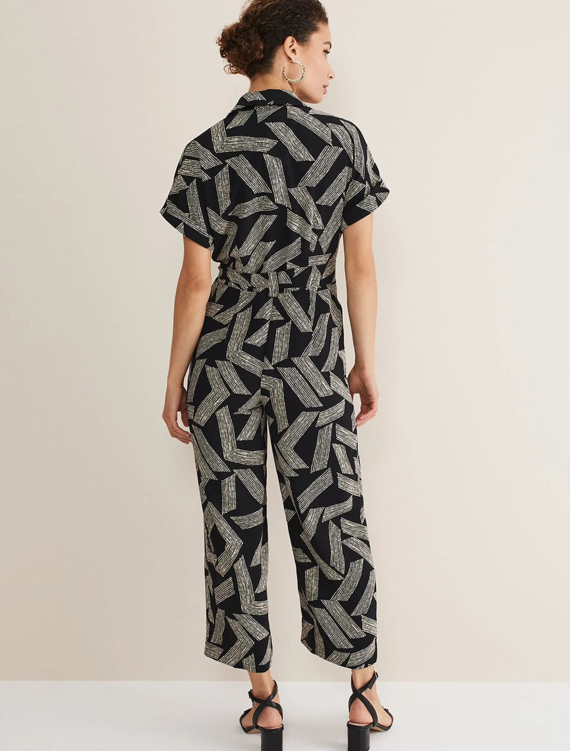 Constance Abstract Wide Leg Jumpsuit