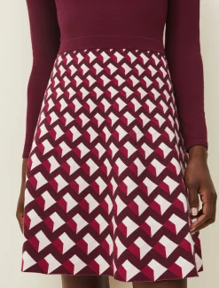 Coraline Print Knitted Dress