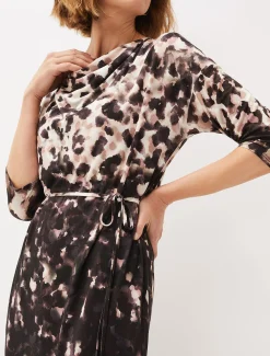 Corrie Abstract Spot Print Dress