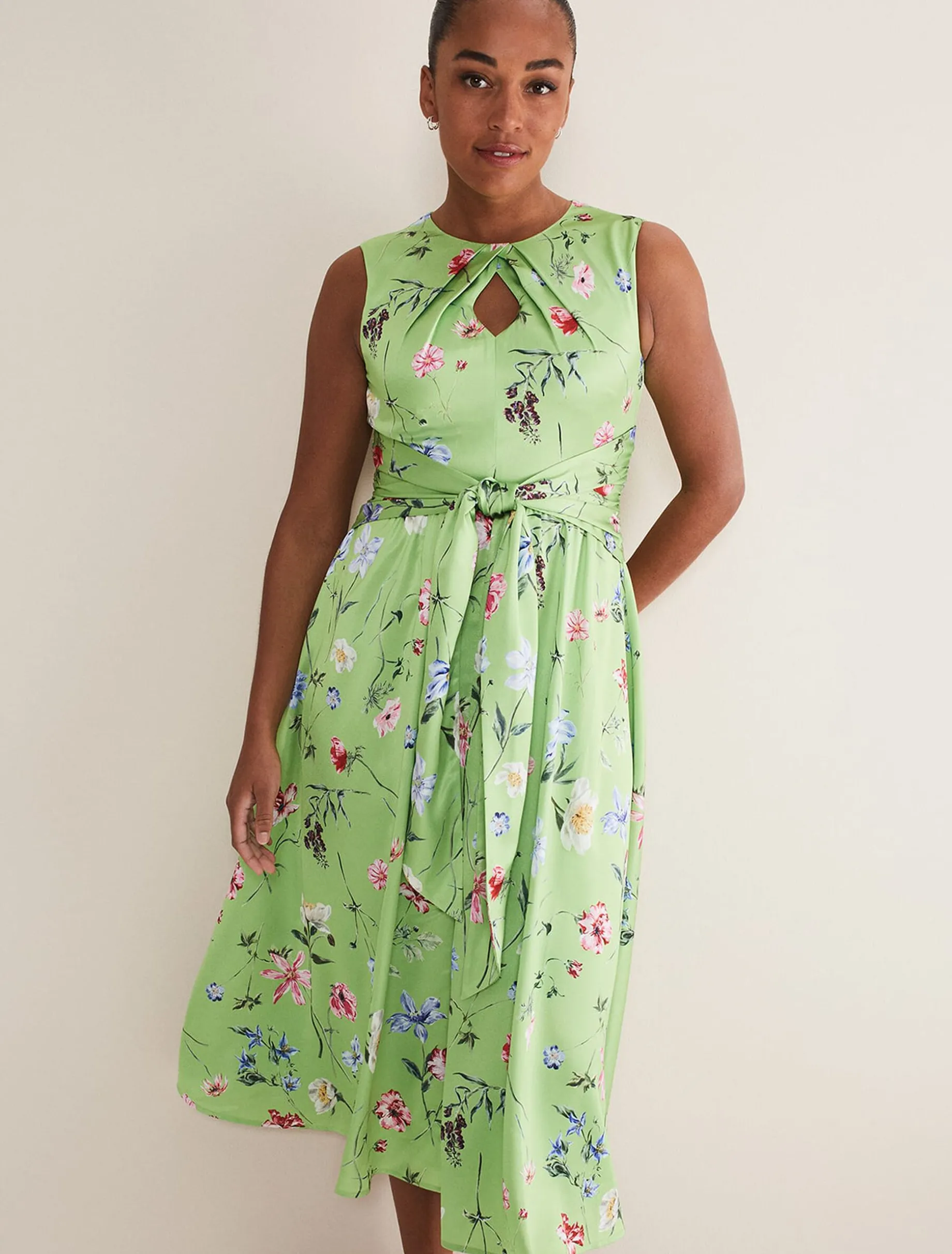 Corrin Floral Midi Dress