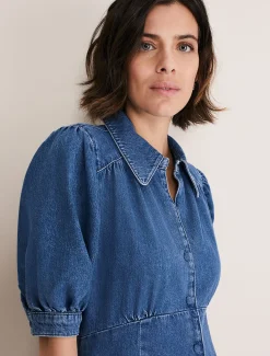 Cosette Denim Midaxi Dress