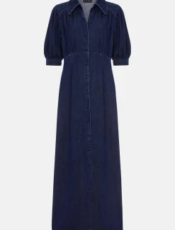 Cosette Denim Midaxi Dress