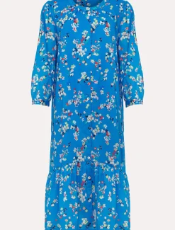Cotton Floral Tiered Dress