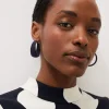 Covered Hoop Earring