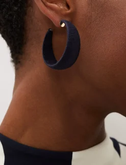 Covered Hoop Earring