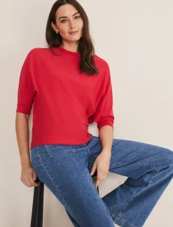 Cristine Batwing Fine Knit Jumper