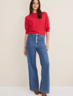 Cristine Batwing Fine Knit Jumper