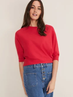 Cristine Batwing Fine Knit Jumper