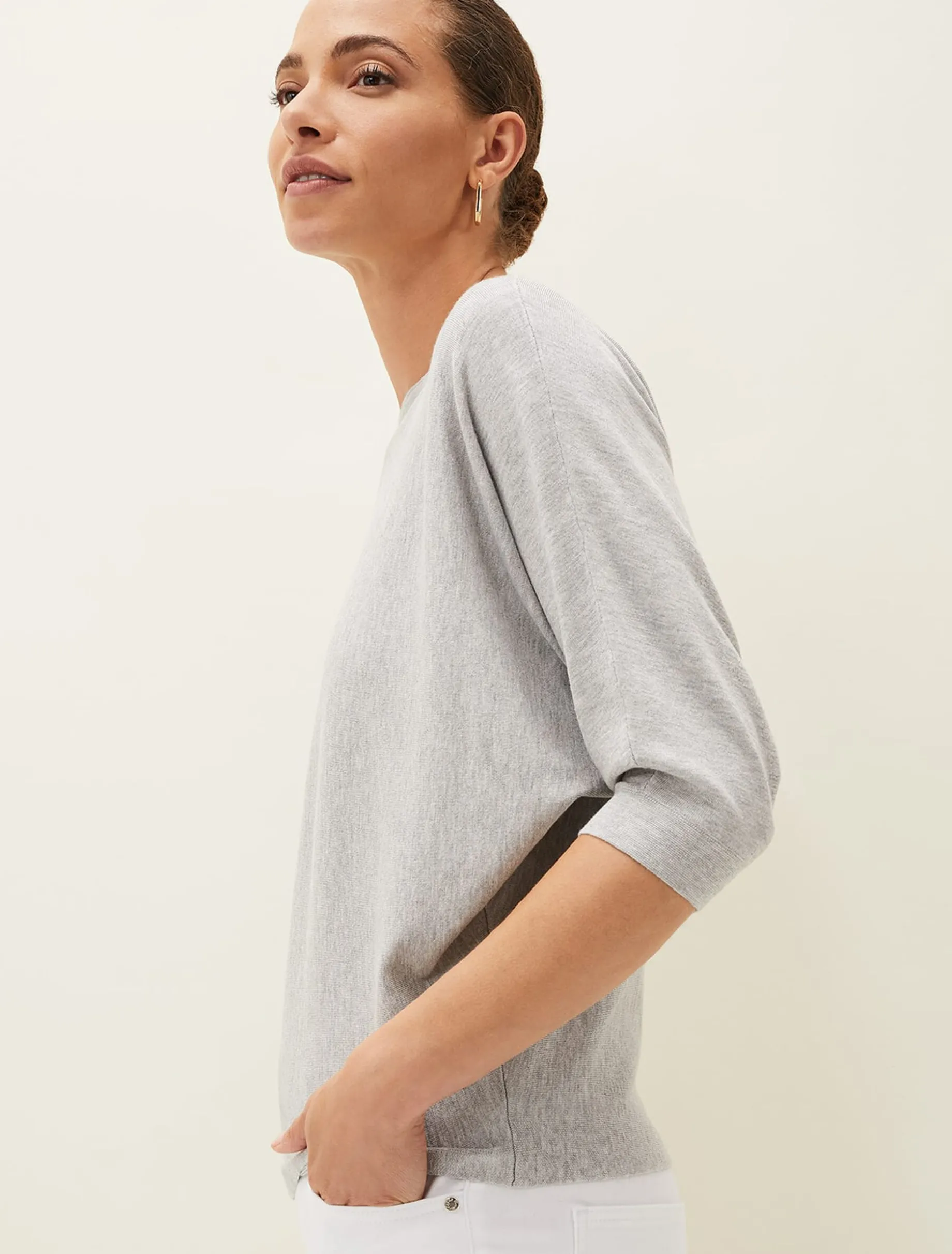 Cristine Batwing Fine Knit Jumper