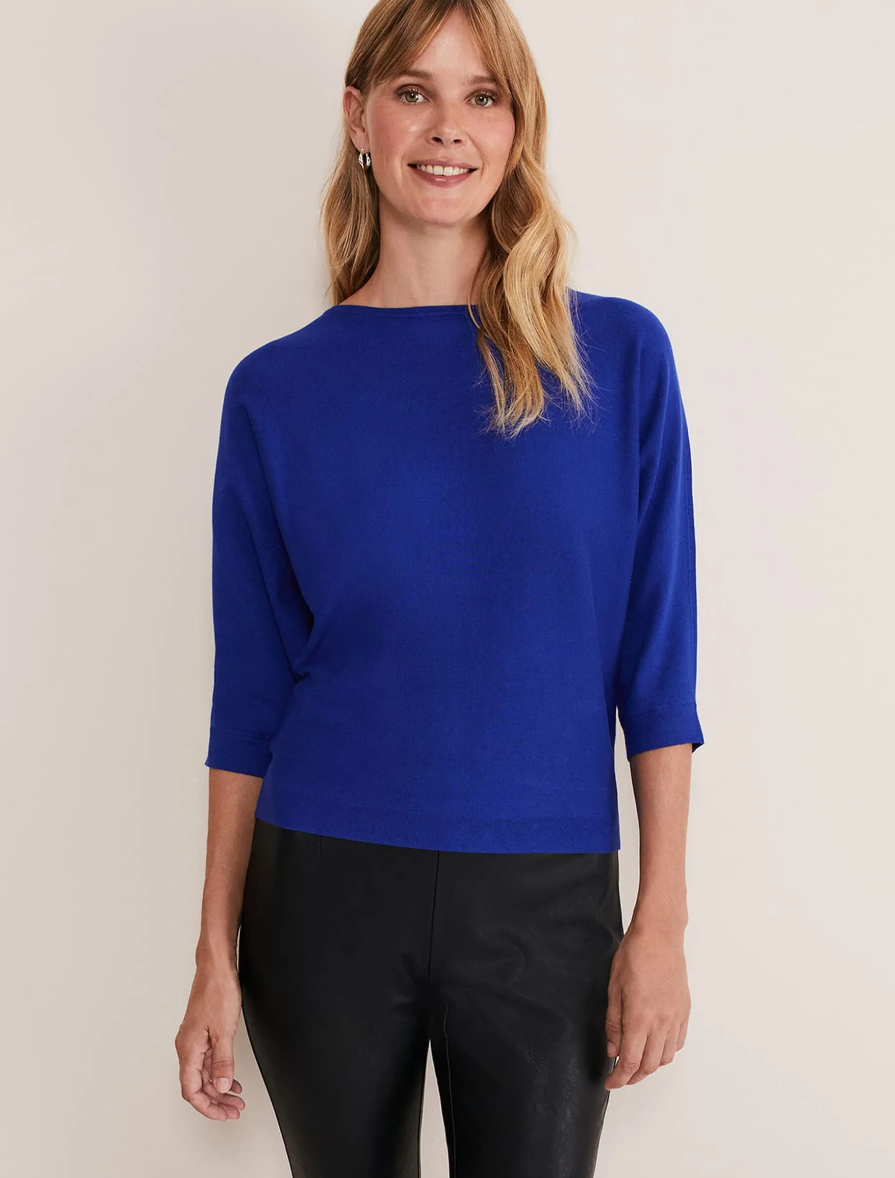 Cristine Batwing Fine Knit Jumper
