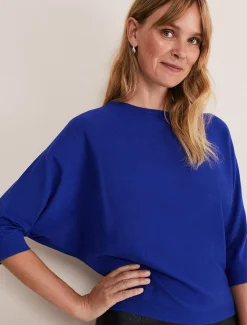 Cristine Batwing Fine Knit Jumper
