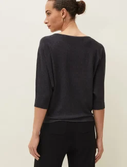 Cristine Batwing Fine Knit Jumper