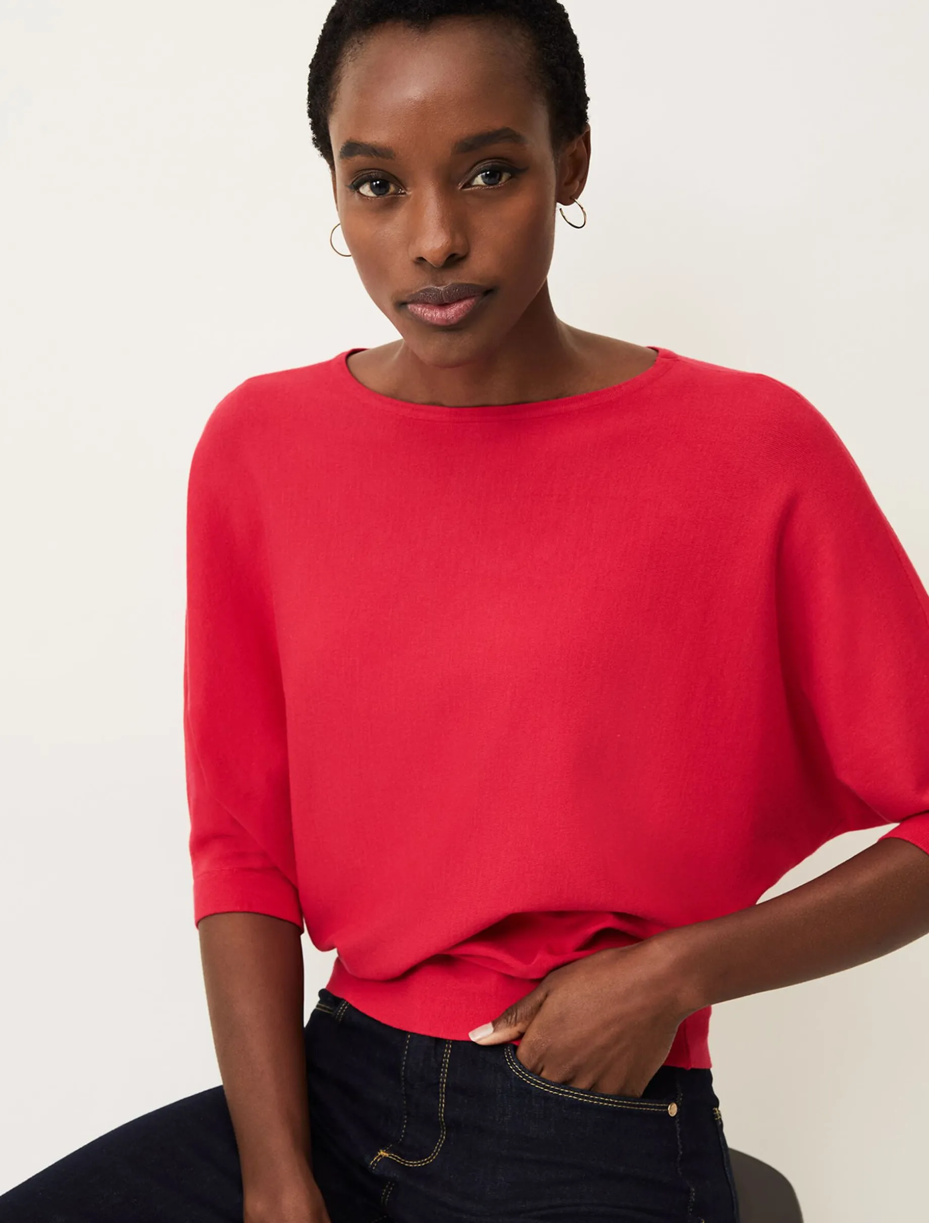 Cristine Batwing Knit Jumper