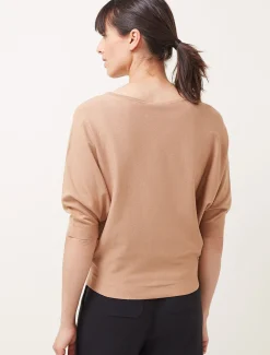 Cristine Fine Knit Batwing Jumper