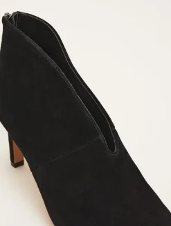 Cut Out Heeled Boots