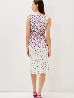 Dahlia Ditsy Floral Fitted Dress
