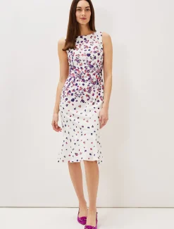 Dahlia Ditsy Floral Fitted Dress