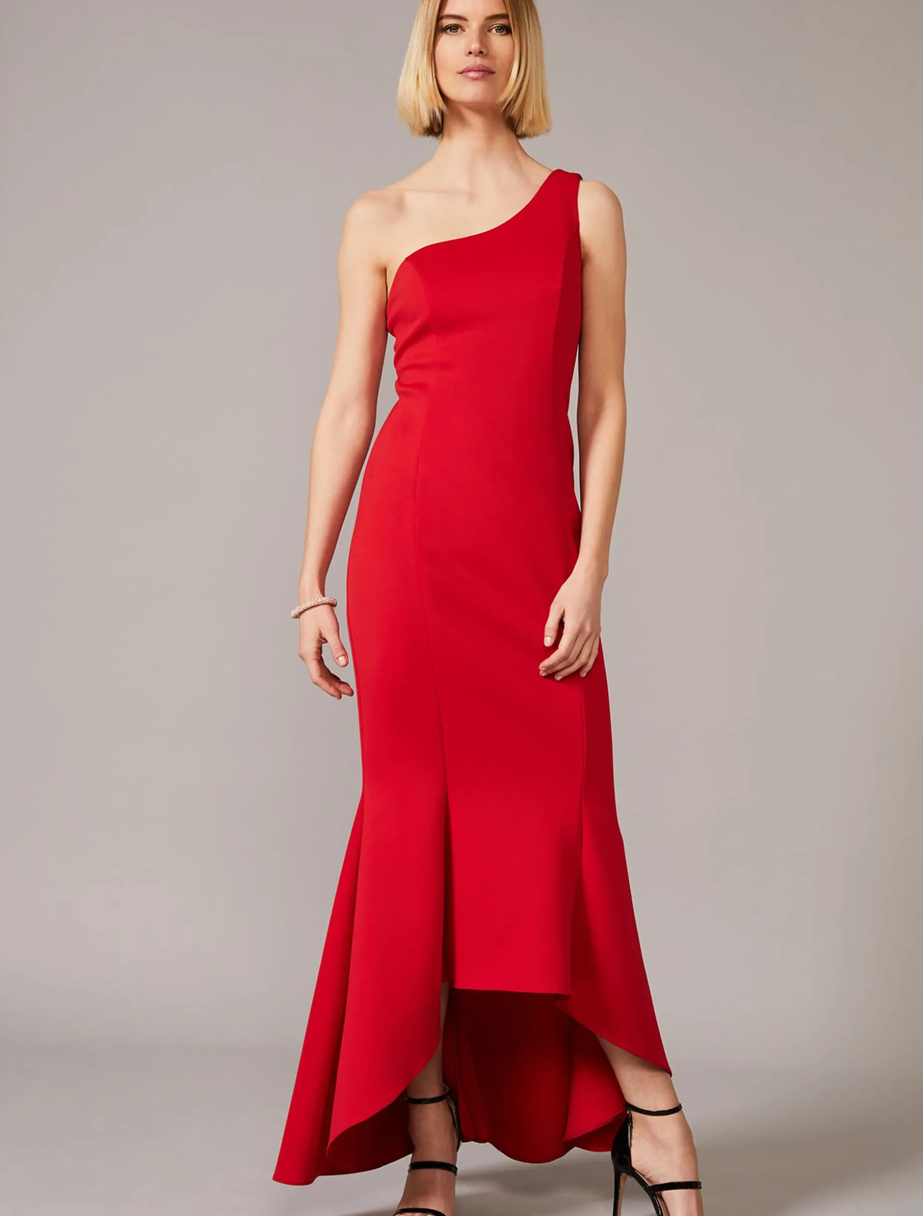 Dahlia One Shouldered Scuba Dress