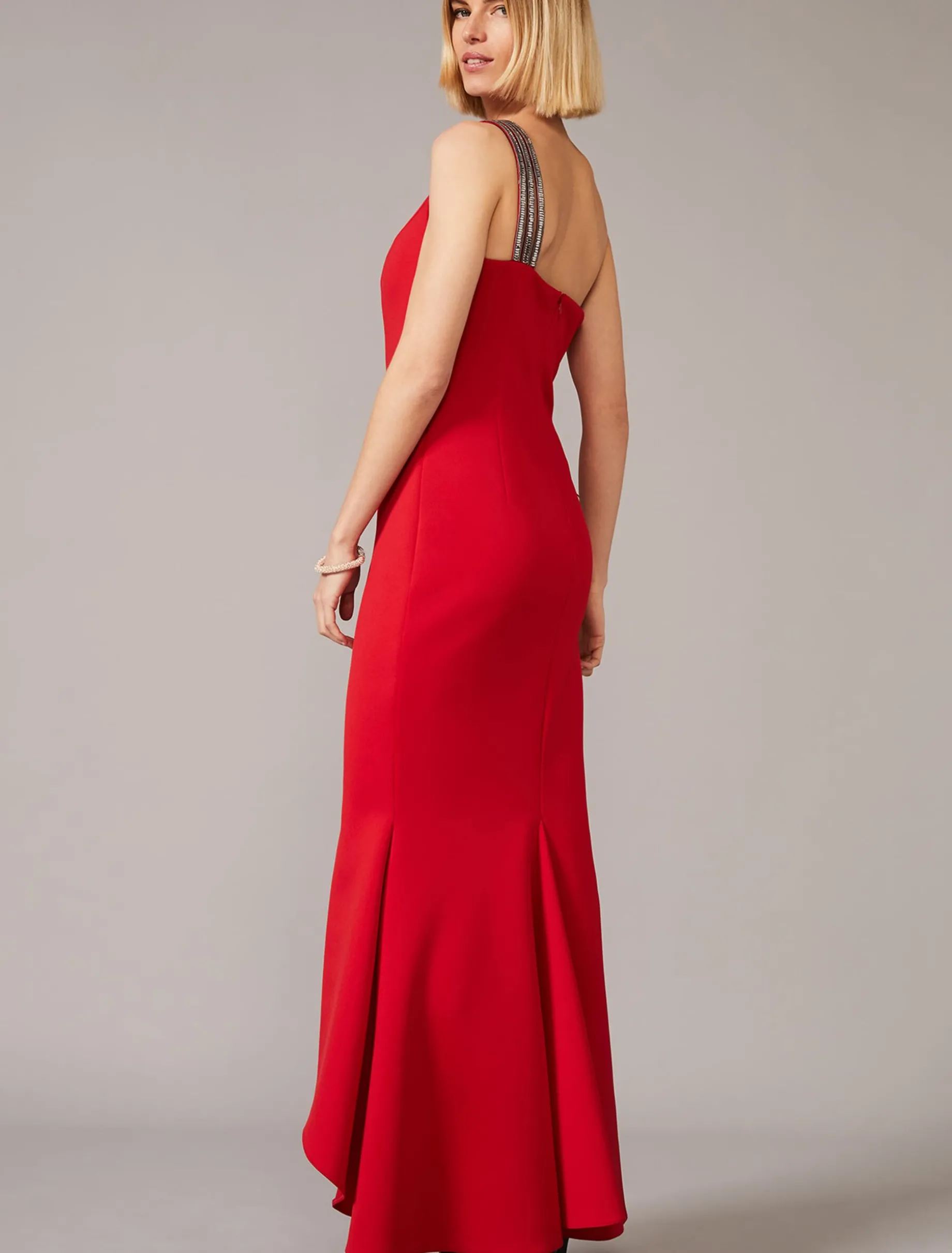 Dahlia One Shouldered Scuba Dress