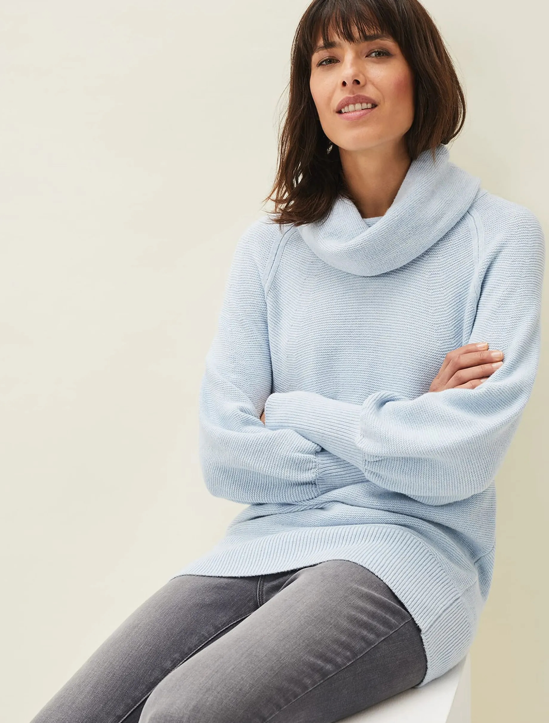Dahlie Cowl Neck Knit Jumper