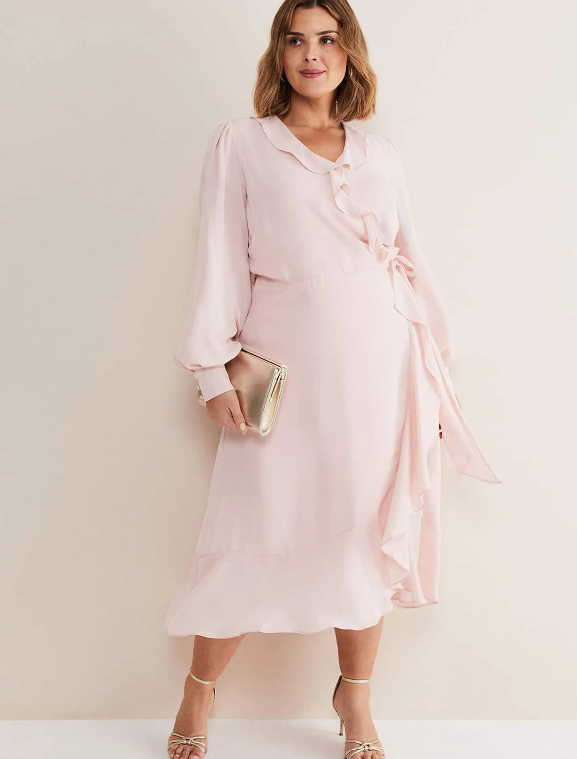 Daisie Frill Ruffle Midi Dress