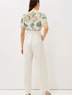 Dani Floral Print Wide Leg Jumpsuit