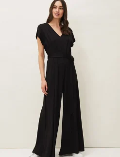 Dania Wide Leg Jersey Jumpsuit