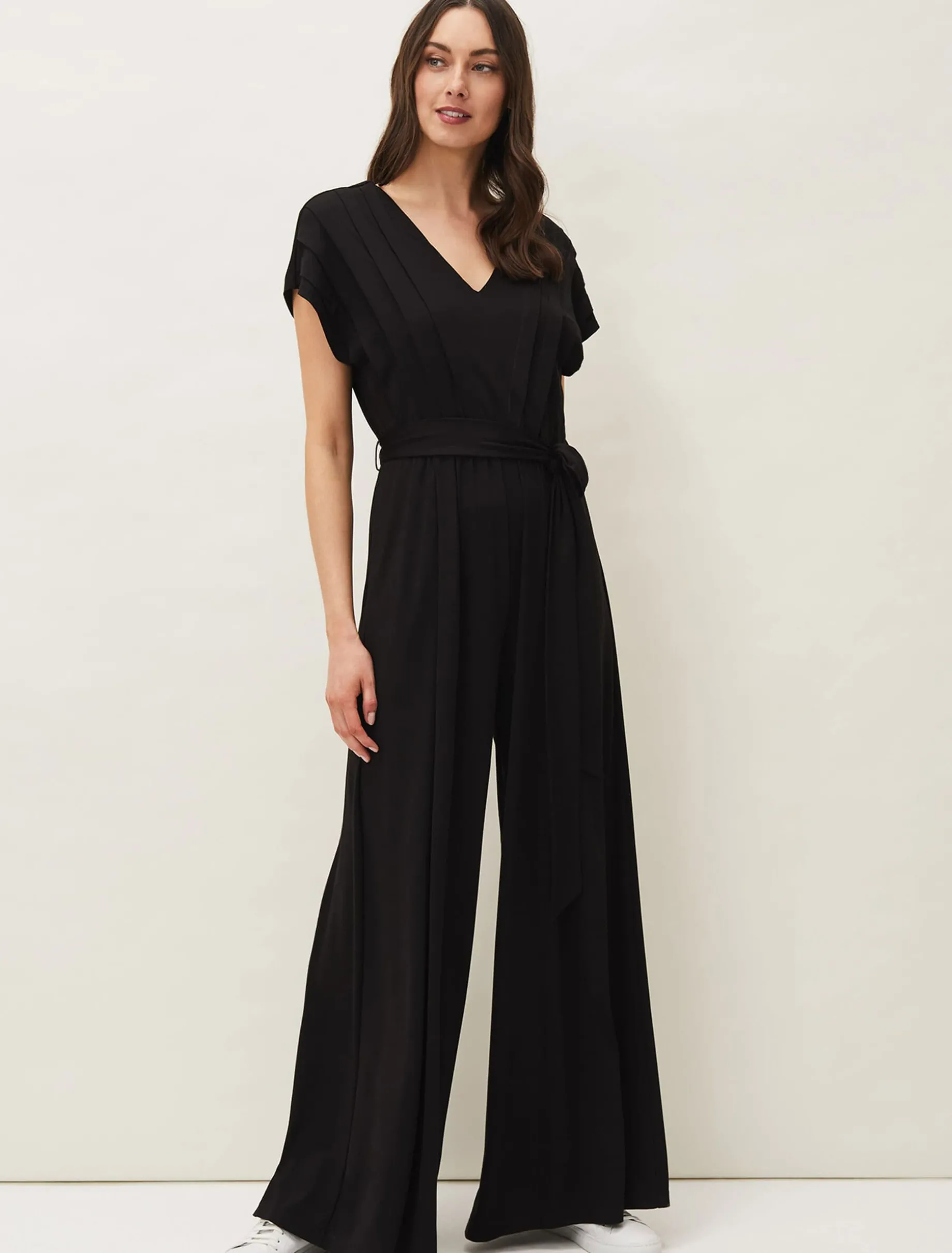 Dania Wide Leg Jersey Jumpsuit