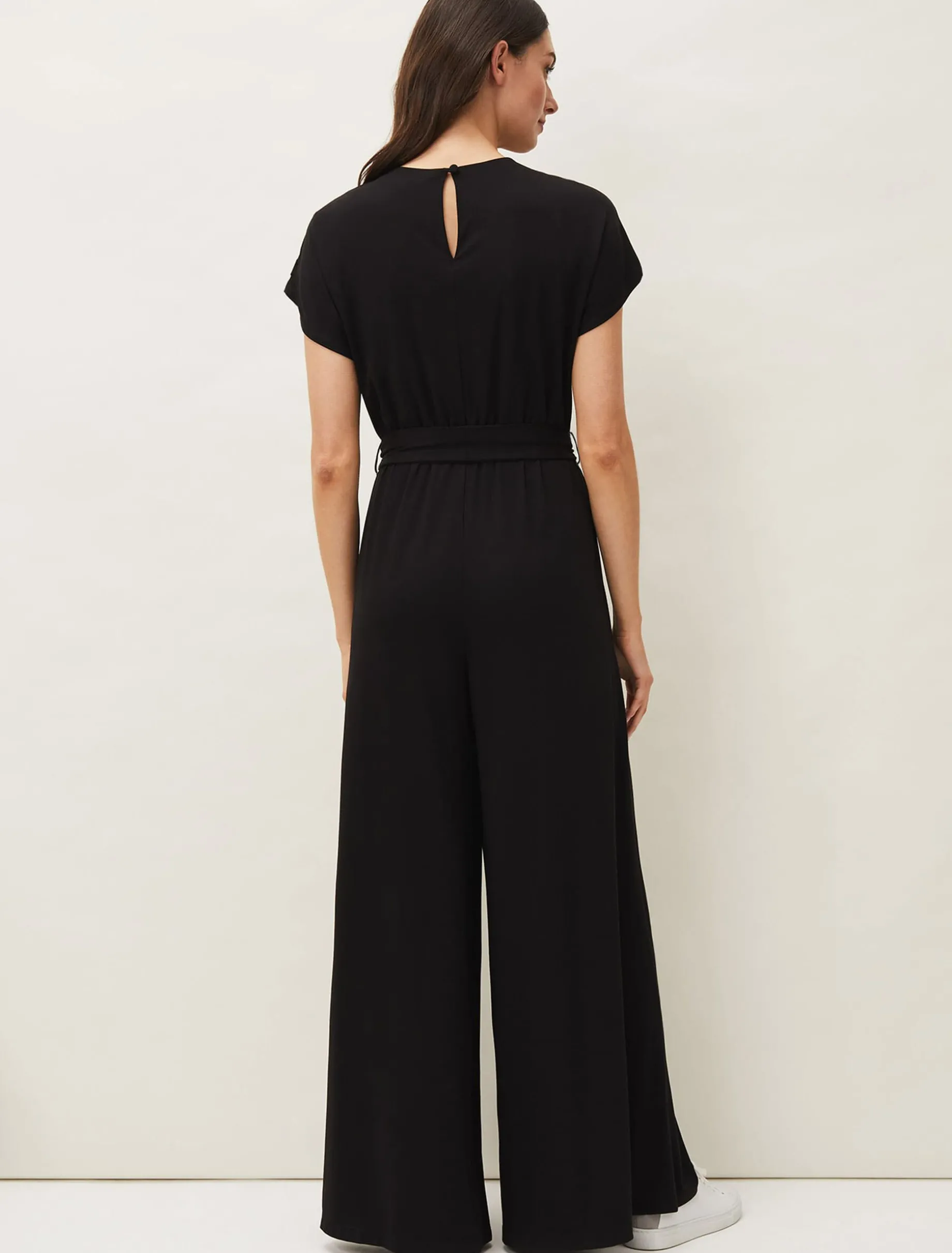 Dania Wide Leg Jersey Jumpsuit