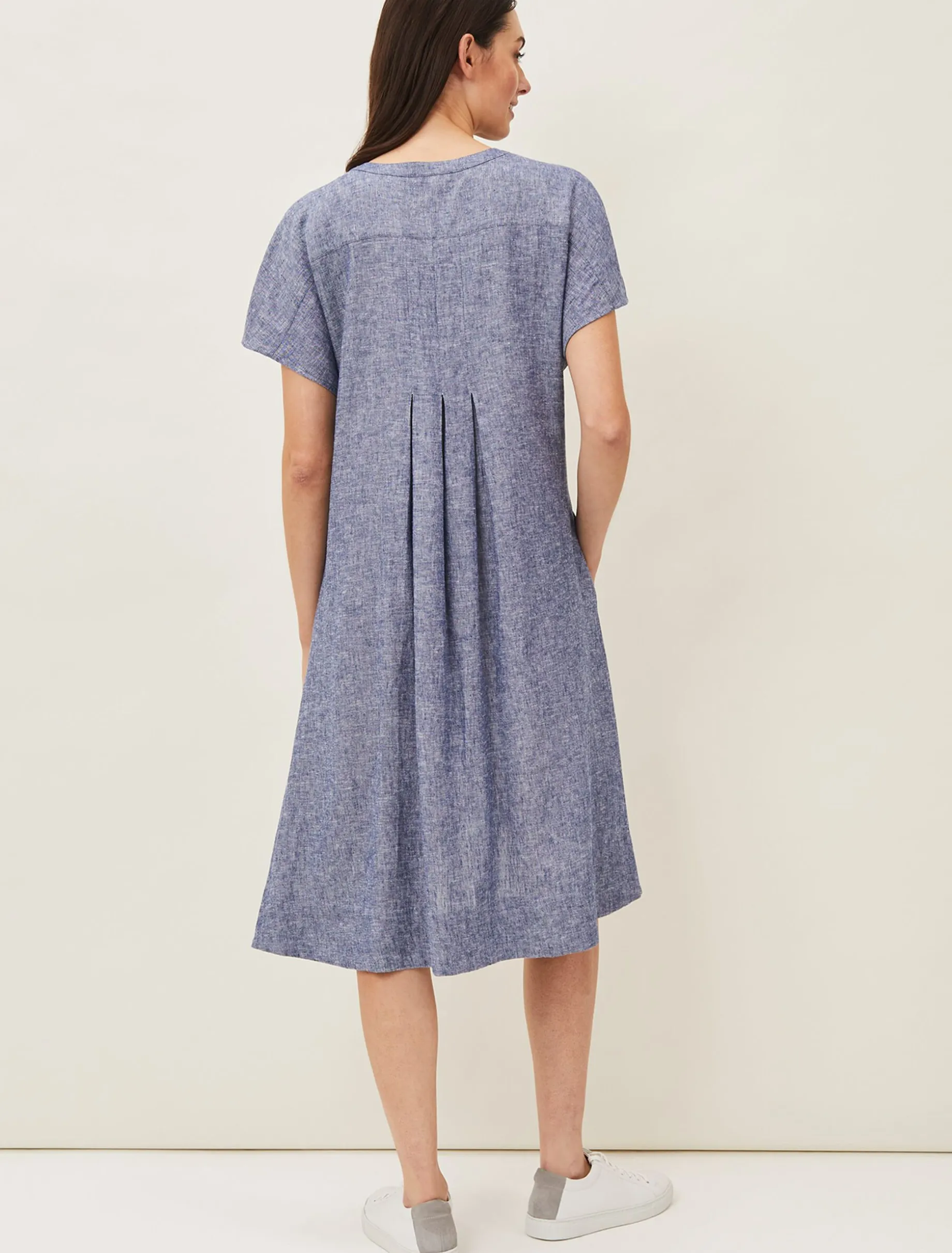 Danica Linen Swing Dress