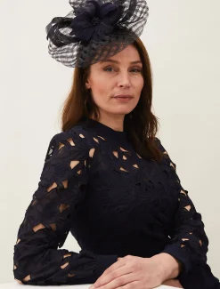 Danna Flower Disc Fascinator