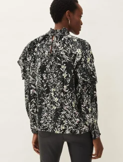 Daphne Floral Frill Blouse