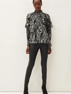 Daphne Floral Frill Blouse