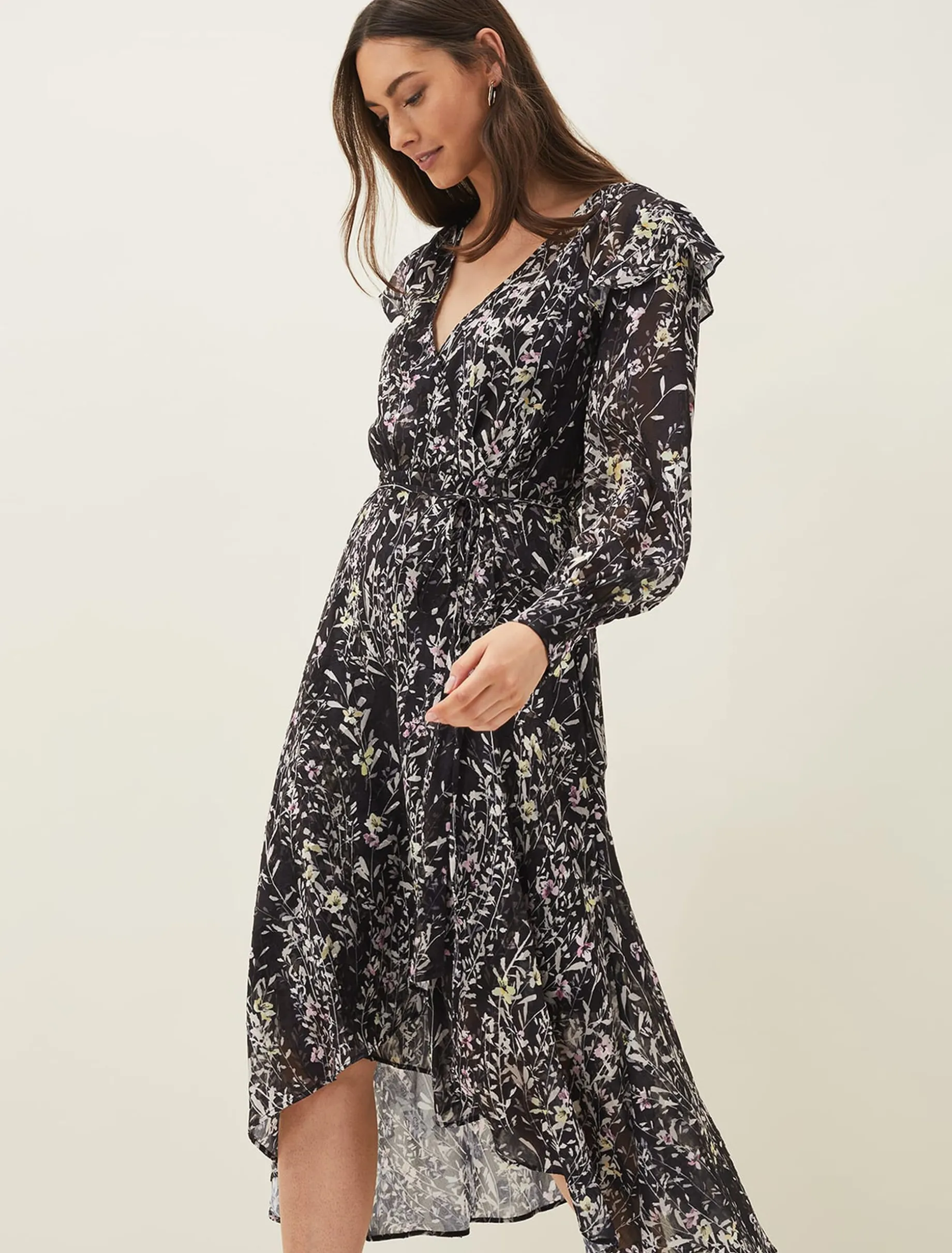 Daphne Floral Wrap Dress