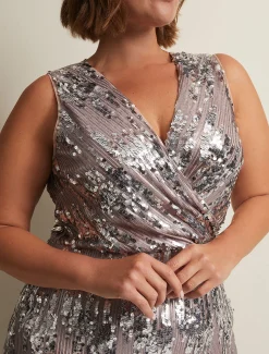 Daphne Sequin Maxi Dress