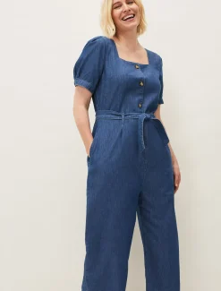 Delilah Puff Sleeve Jumpsuit