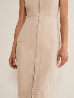 Denise Denim Bodycon Dress