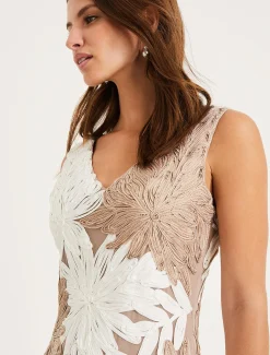 Denise Tapework Lace Dress
